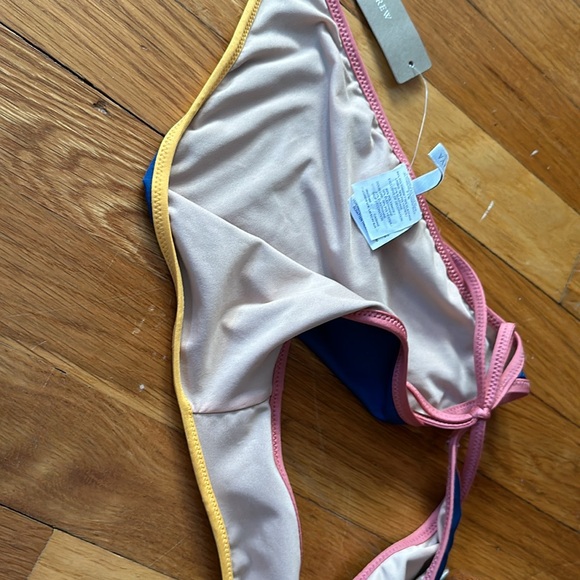 J Crew Playa Miami bikini bottom -blue multi NWT - Picture 3 of 10
